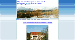 Desktop Screenshot of fischer-riegsee.de