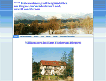 Tablet Screenshot of fischer-riegsee.de